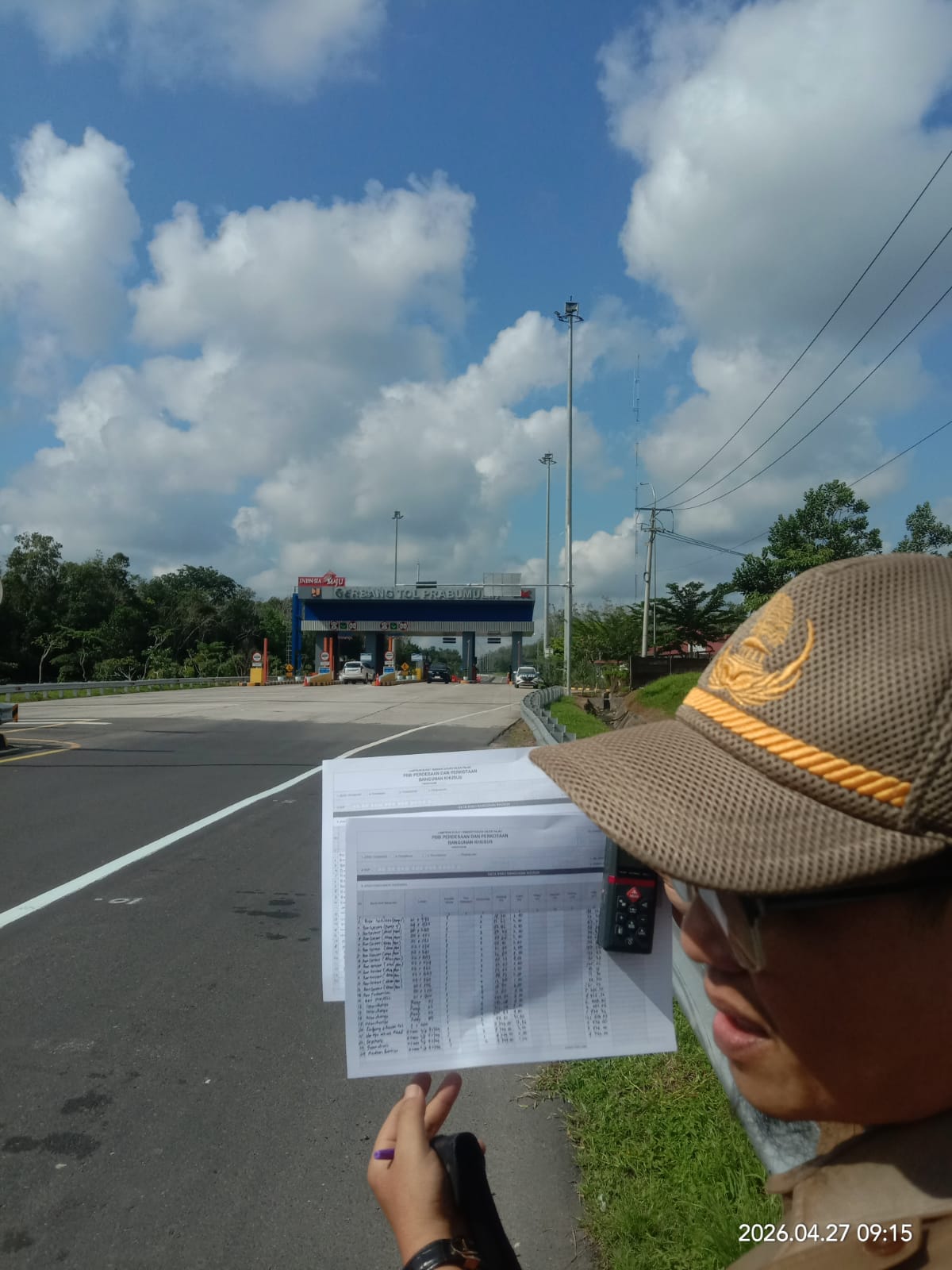 Kegiatan Pendataan dan Penilaian PBB Jalan TOL
