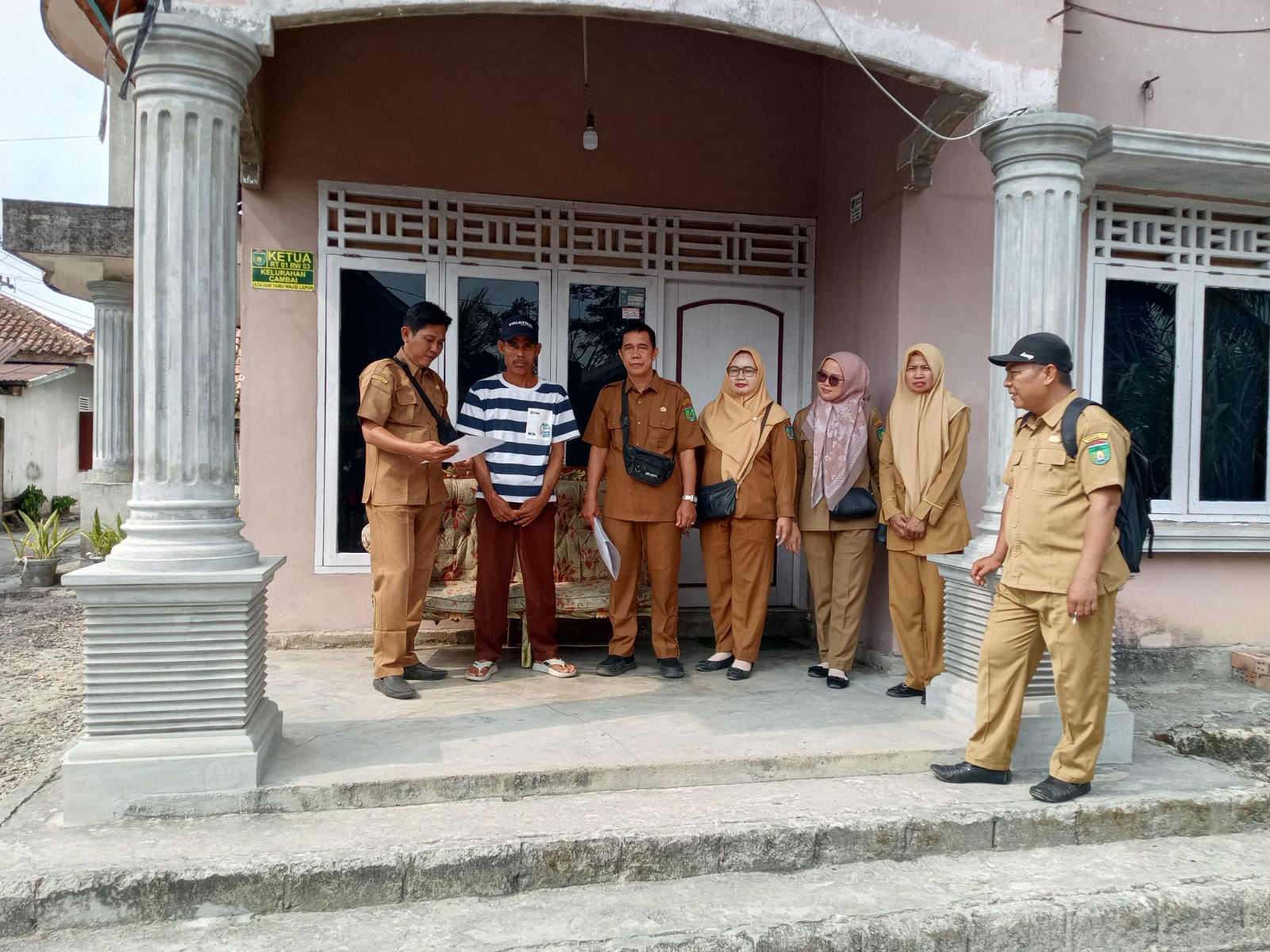PELAKSANAAN HIMBAUAN DAN MONITORING PENYAMPAIAN SPPT PBB WILAYAH CAMBAI
